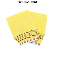 TONFASHION Bath Glove, Coarse Grain Simple Shower Bath Scrub Glove,  Portable Body Scrub Glove Adult