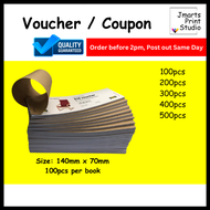 [Same Day Ship Out] Voucher Printing / Coupon Printing/ ticket printing