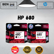 HP 680 BLACK INK / TRI COLOR COLOUR INK CARTRIDGE ORIGINAL HP680 NEWEST EXPIRY