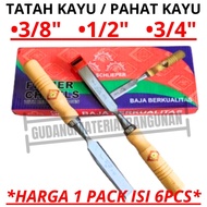 MATA [6PCS] CARL SCHLIEPER wood handle chisel wood carving wood eye 1 PACK 6PCS 1 PACK 6 PCS
