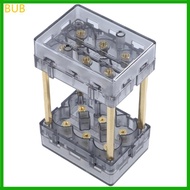BUB Splicable 21700  Holder Case Box Bracket Slot PC+ABS Support 1S8P 2S4P 4S2P 8S1P  Soldering Supp