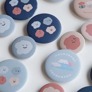 [Square Workshop] Big Badge Joyful Sadness Series 44mm Pin