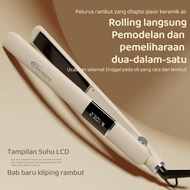 Maimette 2 in 1 Straight Curly Ceramic Ion Hair Straightener and Curler Heating 10 seconds