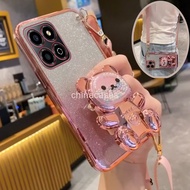 Casing For Honor X8 5G X6 4G 60 80 SE 70 80 90 100 Pro 80 90 GT Case Electroplating Transparent Glit