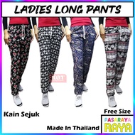LADIES LONG PANTS MADE IN THAILAND BAWAH CEKAK SELUAR PANJANG PEREMPUAN SELUAR GAJAH SELUAR BUNGA KA