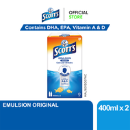 [Twin Pack] Scott’s Emulsion Original Flavour (2 x 400ml)