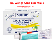 Dr. Wongs Sulfur Soap white 80g + Bioderm Ointment 15g Set