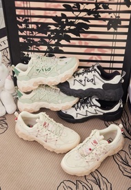 👟「Brand New」FILA FLUID 6 斐樂 貓爪6美食主題 可愛冰淇淋 老爹鞋 雪白黑 甜玉米黃/淡紫粉 淡水色綠/古白色 女款