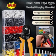Hand tools cold terminal crimping pliers tube type terminal crimping tool