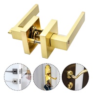 Gold door knob black lockset gold lever type Stainless Steel Lockset Door Knob glod