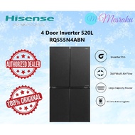 Hisense 4 Door Inveter Refrigerator- RQ555N4ABN