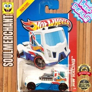 HW Hot Wheels Rennen Rig White Diecast Racing Car TruckHW