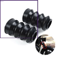 【BET】2X 35mm Rubber Shock Fork Cover Gaiters For  XL883 XL1200[my]