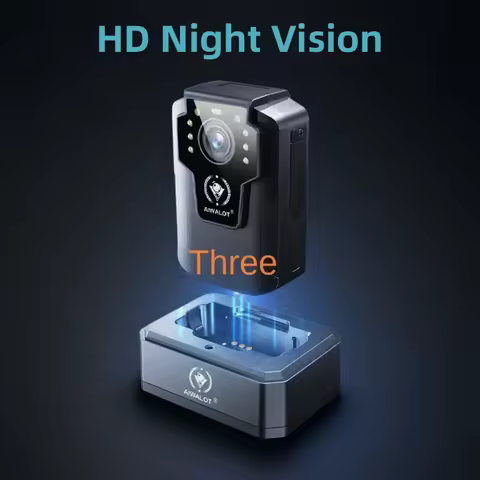 Long Endurance 4K Law Enforcement Recorder 1080P High-definition Night Vision Chest Wearing Camera V