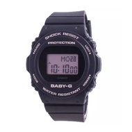 [Luxolite] Casio Baby-G BGD-570-1BDR Digital Black Resin Strap Women Watch BGD-570-1 BGD-570-1B