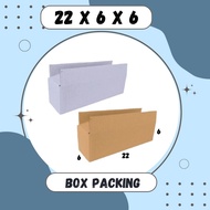 Box 22x6x6 Cardboard A1 Packing Cardboard Box Packaging Medicine Toys Olshop Souvenir Jamu Spare Par