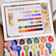 สีเจล VERY GOOD NAIL 60สี หลากหลายโทนสี พร้อมชาร์จสี ท๊อปและเบส ครบกล่อง Set B ขนาด15ml