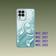 HP Samsung M12 / Samsung M32 / Samsung M62 / Samsung M53 Case - Cool Flexible Black Silicone Phone C