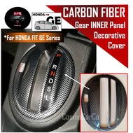 🔥SG SELLER🔥 Honda Jazz/Fit GE GE6 GE8 2008-2014 Gear Shift Panel Cover Inner Carbon Fiber Trim Car Accessories