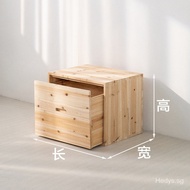 Solid Wood Tatami Wooden Box Free Combination Bay Window Deck Bed Storage Box Drawer Storage Box