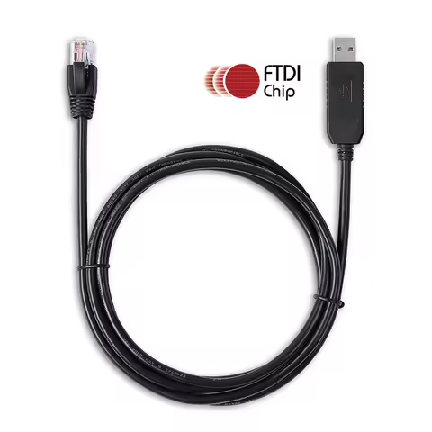 FTDI FT232RL USB RS232 to RJ45 Serial Communication Cable for GM Tech 2 Updating and Downloading
