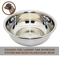 CP Stainless Steel Laundry Sink Bathroom Mini Small Basin Palanggana Planggana Available Sizes 40CM/