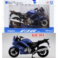 AOSHIHIMA Yamaha FJR 1300A Mutt Dark Purplish Blue Metallic 1 - 1/12 Diecast Motorcycle