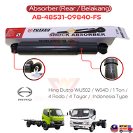 AB-48531-09840-FS Hino Dutro WU302/W04D/ 1 Ton 4 Roda 4 Tayar Indonesia Type (Rear/Belakang) Absorbe