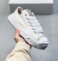 รองเท้าผ้าใบลายถักรetro MMY ทรงแบนแบบสวมลำลองสำหรับฤดูใบไม้ผลิและฤดูใบไม้ร่วง รองเท้าผ้าใบแบบสวมลำลอ