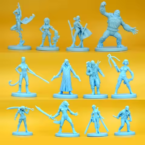 TRPG board game the Others 7 sins Heroes Leaders Bruisers Snipers Fixers miniatures figures models