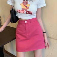 [Ready Stock] Good Quality 68 Brand 68牌子 Skirt with Pant 裤裙 Elastic Waistband 塑胶裤头 前裙后裙 S 6307