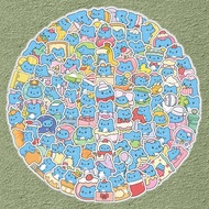 103PCS Funny Cartoon Bugcat Capoo Stickers For Kids Waterproof Laptop Water Bottle Notebooks Sticker