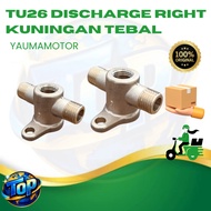 Yaumamotor Right TU26 Thick Brass Discharge Original Premium Quality 2-Stroke Pest Sprayer Pump Head