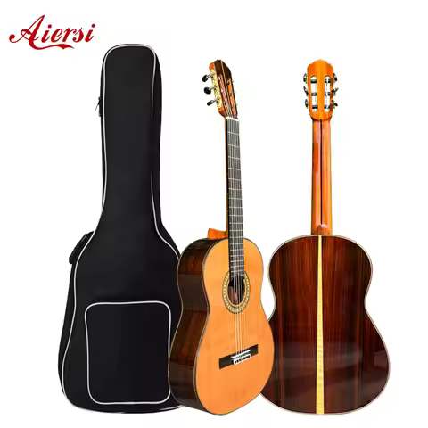 Aiersi Hot Sale Guitar Factory 39 Inch All Solid Cedar Wood Classic Guitar Chinese Factory Direct Sa