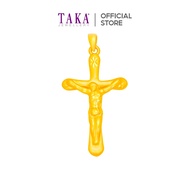 TAKA Jewellery 999 Pure Gold Pendant Cross