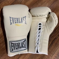 Everlast Genuine Leather Tether Boxing Gloves Adult Sanda Gloves Punching Bag Professional Training Muay Thai