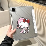 [Ipad Case] Crayon Powder Cap Kt Cat Suitable for Ipad11 Generation Pro37cm Air6/7 Protective Case A