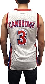 Calvin Cambridge Knights White Basketball Jersey, White, 3X-Large