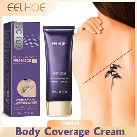Eelhoe Body Coverage Perfector Repair Cream Covers Body Tattoo Scar Birthmark Moisturizing Whitening