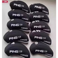 PING I59 Golf Club Iron Head Covers Golf Covers Classic Black New