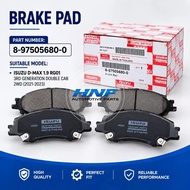 ISUZU D-MAX 1.9 RG01 3RD GENERATION DOUBLE CAB 2WD (2021-2023) BRAKE PAD