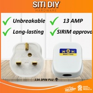 SIRIM 13A Plug Top 13A 3PIN PLUG 3 PIN PLUG 13APLUG PLUGTOP 13A 15A 20A Unbreakable Fused Kepala Plu