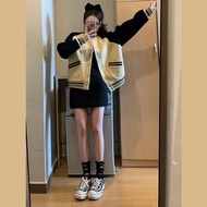Jacket women's baseball short bamboo jacket