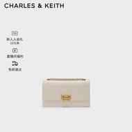 CHARLES&KEITH包包女包女士CK2-20840317-8单肩斜挎包 Cream奶白色 M