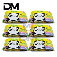 DM JiaoLi Baby Wipes Clean Baby's Face,Hands & Bum 60 Pulls