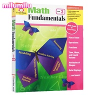 Milu Math พื้นฐานเกรด Evan Moor หนังสือภาษาอังกฤษต้นฉบับ