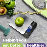 Dual-Mode Smart Kitchen Scale, 2g-5kg/0.07oz High-Precision Weighing Electronic Scale, Non-Food Cont