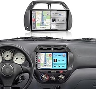 8 Core 4+64G Qual-comm Snapdragon Chip, Car Radio for Toyota RAV4 2001-2006, 9" Wireless Carplay IPS