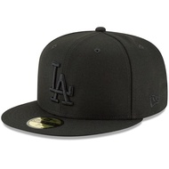 New Era unisex-adult La Dodgers Mlb Basic Black 59fifty Fitted Cap