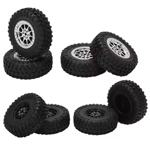 4Pcs RC Car Tires Tyre Wheel for MN D90 D91 D99 D99S D86 RC Car Spare Upgrades Accessories